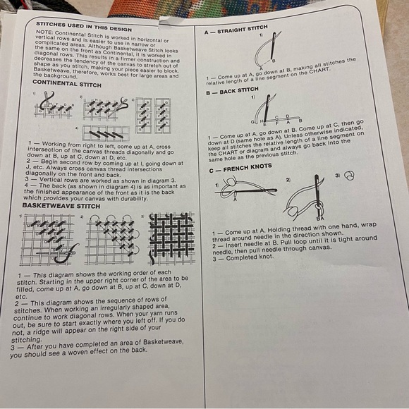 Vintage Dimensions Needlepoint The Road Home #2226 Fall Scene 
Open Package - Picture 13 of 14